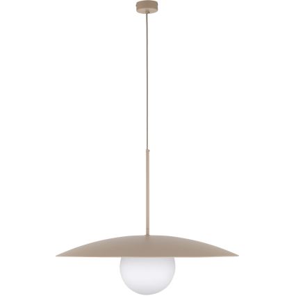 Pendel SLATE 1xE27/15W/230V diameter 65 cm beige