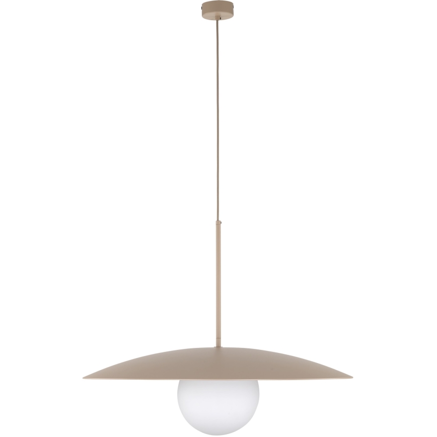 Pendel SLATE 1xE27/15W/230V diameter 65 cm beige