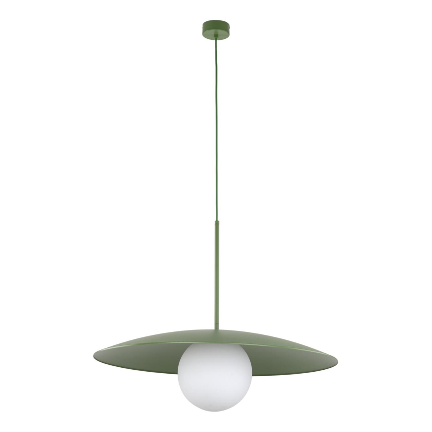 Pendel SLATE 1xE27/15W/230V diameter 65 cm grøn