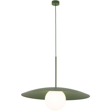 Pendel SLATE 1xE27/15W/230V diameter 65 cm grøn