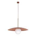 Pendel SLATE 1xE27/15W/230V diameter 65 cm mursten