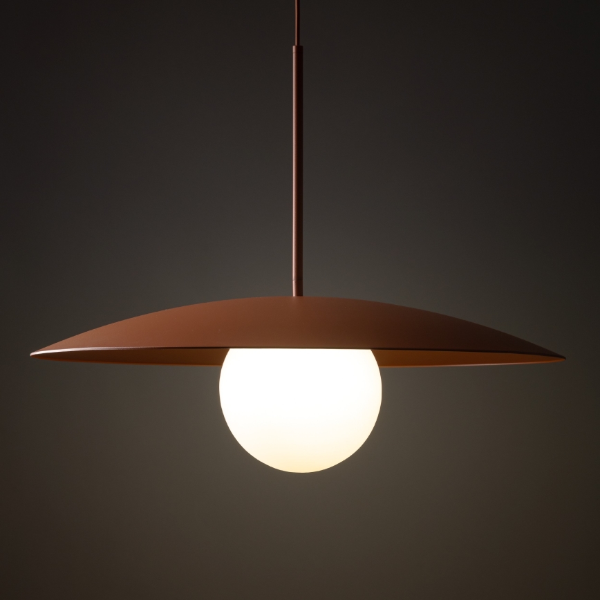 Pendel SLATE 1xE27/15W/230V diameter 65 cm mursten