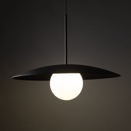 Pendel SLATE 1xE27/15W/230V diameter 65 cm sort