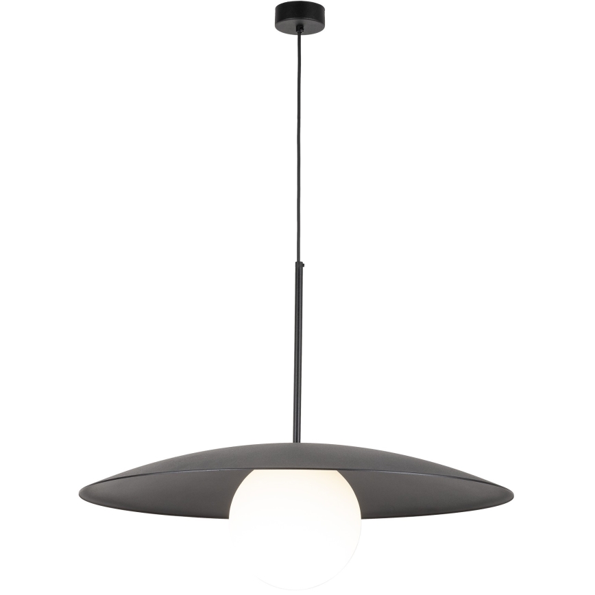 Pendel SLATE 1xE27/15W/230V diameter 65 cm sort