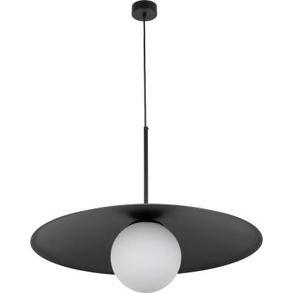 Pendel SLATE 1xE27/15W/230V diameter 65 cm sort