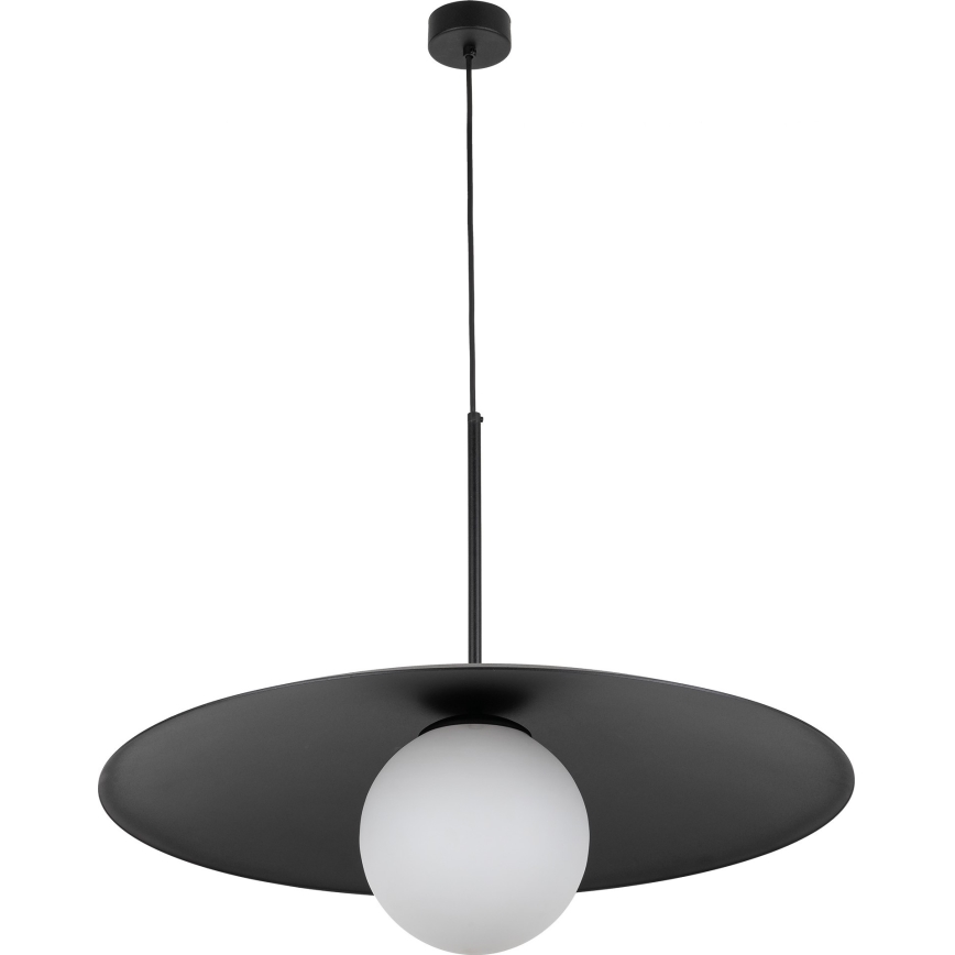Pendel SLATE 1xE27/15W/230V diameter 65 cm sort