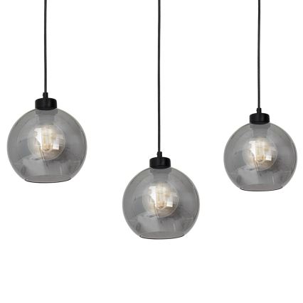 Pendel SOFIA 3xE27/60W/230V sort