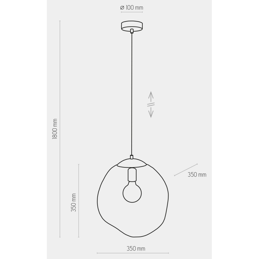 Pendel SOL 1xE27/60W/230V