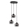 Pendel SOLO BLACK 3xE27/60W/230V diameter 30 cm
