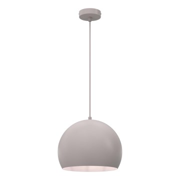 Pendel SOOL med wireophæng 1xE27/15W/230V Ø 27 cm cremefarvet