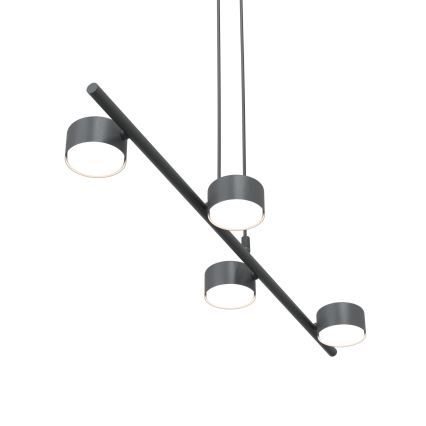 Pendel SORA 4xGX53/12W/230V sort