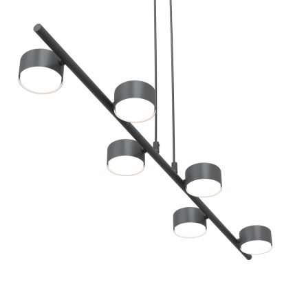Pendel SORA 6xGX53/12W/230V sort