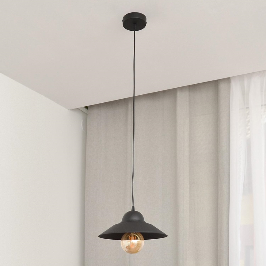 Pendel SORAPIS 1xE27/15W/230V sort