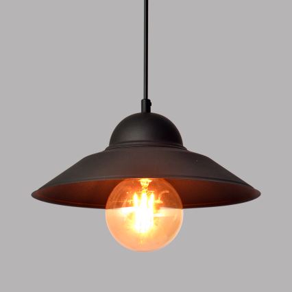 Pendel SORAPIS 1xE27/15W/230V sort