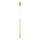 Pendel STALACTITE LASER 1xG9/2,5W/230V guldfarvet