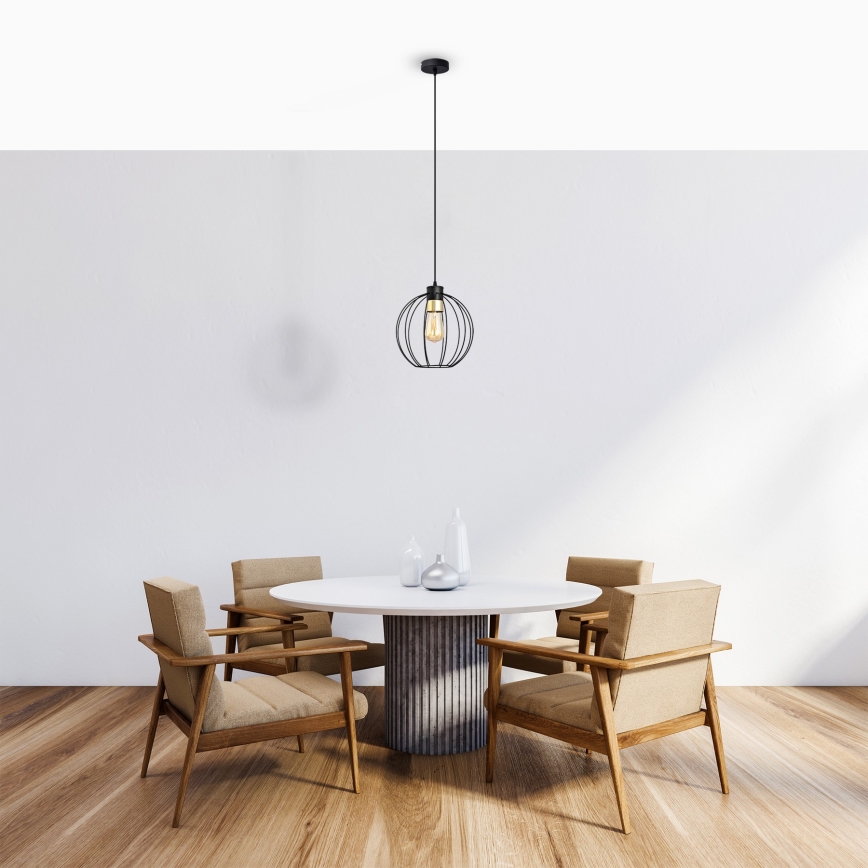 Pendel STARLIGHT 1xE27/15W/230V sort/gylden