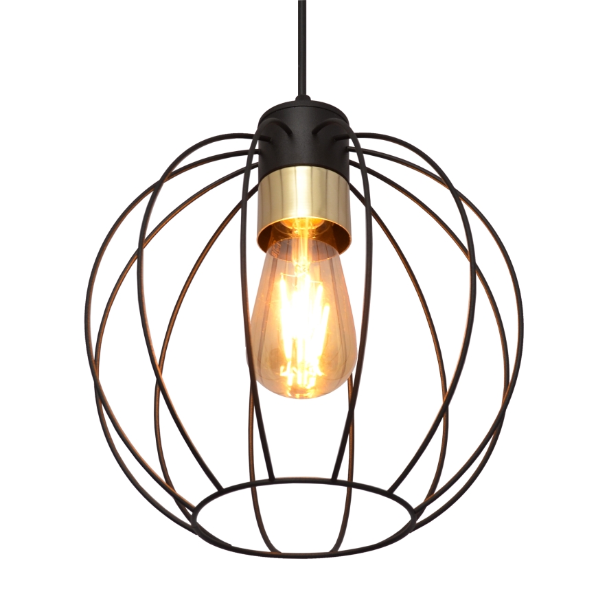 Pendel STARLIGHT 1xE27/15W/230V sort/gylden