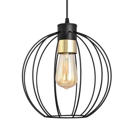 Pendel STARLIGHT 1xE27/15W/230V sort/gylden