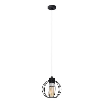 Pendel STARLIGHT 1xE27/15W/230V sort/sølvfarvet