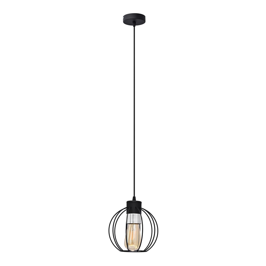 Pendel STARLIGHT 1xE27/15W/230V sort/sølvfarvet