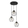 Pendel STARLIGHT 3xE27/15W/230V sort/gylden