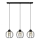 Pendel STARLIGHT 3xE27/15W/230V sort/gylden