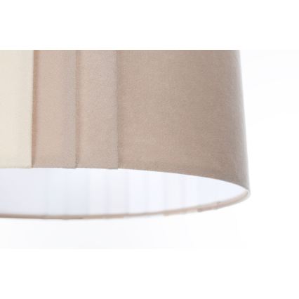 Pendel STRIPES på ledning, 1xE27/60W/230V, Ø 40 cm, beige