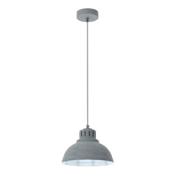 Pendel SVEN 1xE27/15W/230V grå