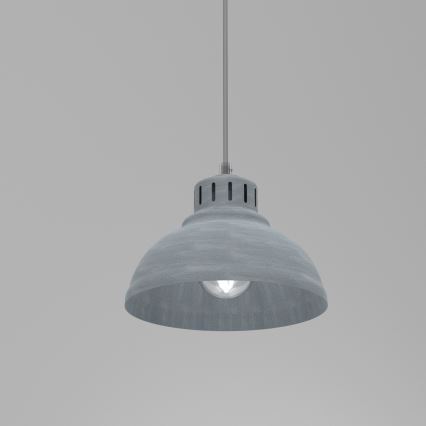 Pendel SVEN 1xE27/15W/230V grå