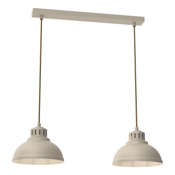 Pendel SVEN 2xE27/15W/230V beige