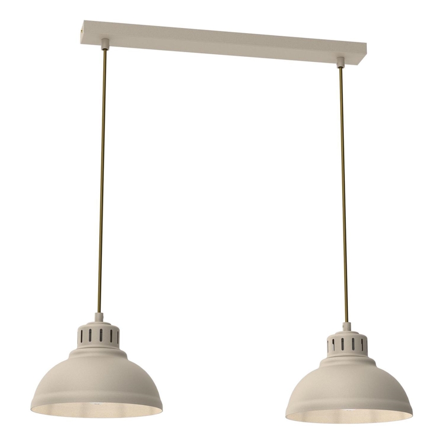 Pendel SVEN 2xE27/15W/230V beige