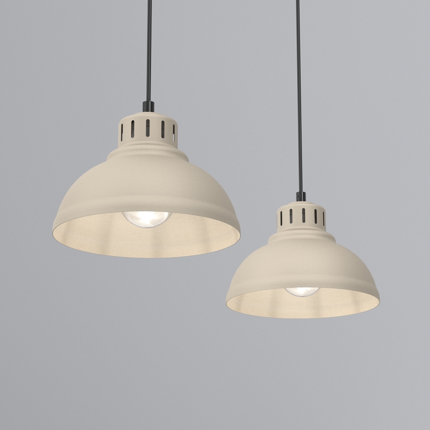 Pendel SVEN 2xE27/15W/230V beige