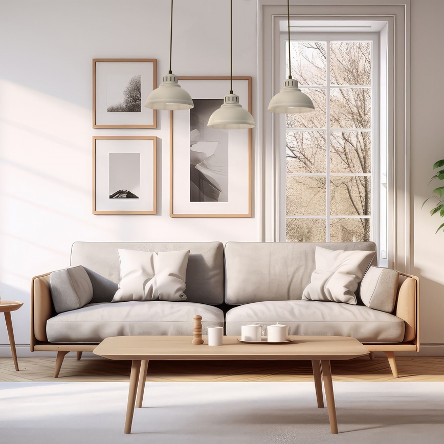 Pendel SVEN 3xE27/15W/230V beige