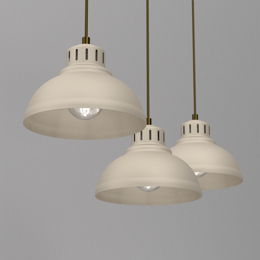 Pendel SVEN 3xE27/15W/230V beige