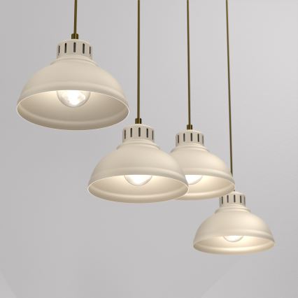 Pendel SVEN 4xE27/15W/230V beige