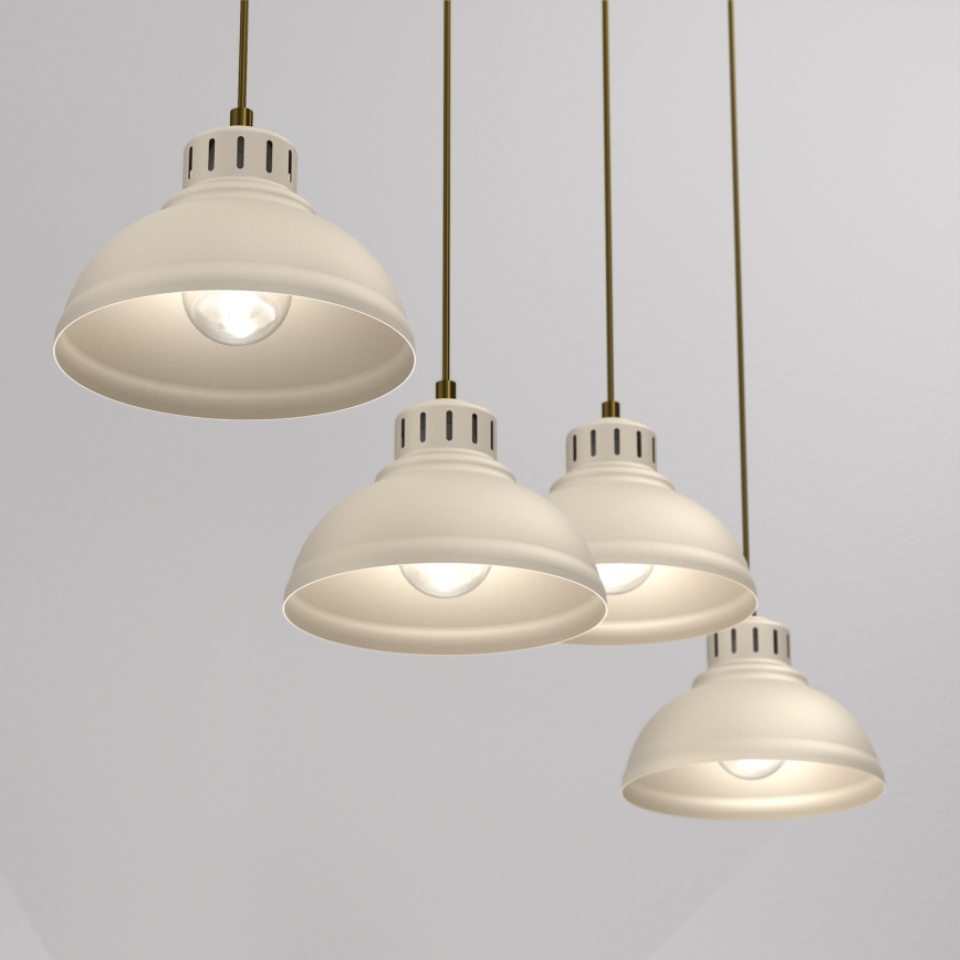 Pendel SVEN 4xE27/15W/230V beige