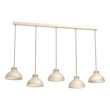 Pendel SVEN 5xE27/15W/230V beige