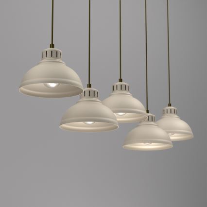 Pendel SVEN 5xE27/15W/230V beige