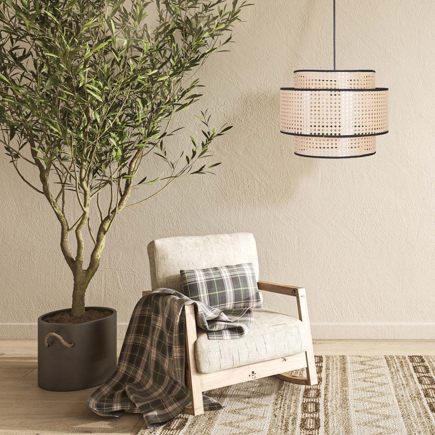 Pendel TAKARA 1xE27/20W/230V diameter 40 cm beige