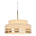 Pendel TAMI 1xE27/60W/230V beige/guldfarvet