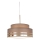 Pendel TAMI 1xE27/60W/230V diameter 40 cm brun/guldfarvet