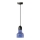 Pendel TERRAZZO 1xE27/60W/230V diameter 12 cm blå