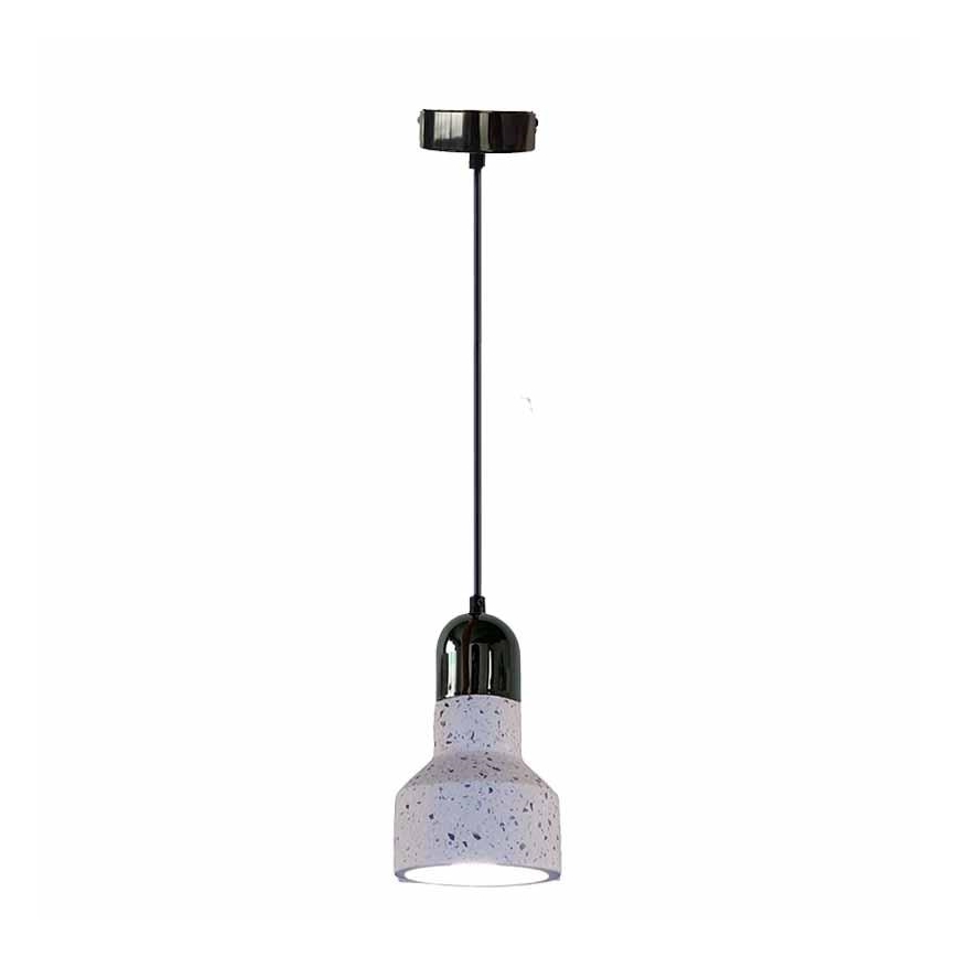 Pendel TERRAZZO 1xE27/60W/230V diameter 12 cm cremefarvet