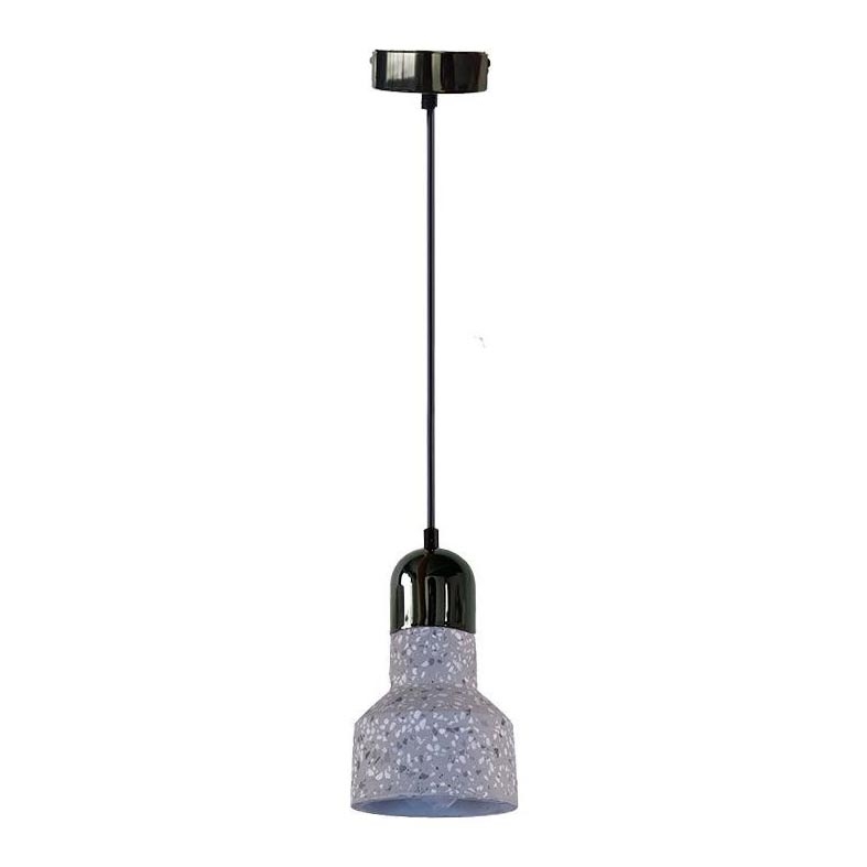 Pendel TERRAZZO 1xE27/60W/230V diameter 12 cm grå