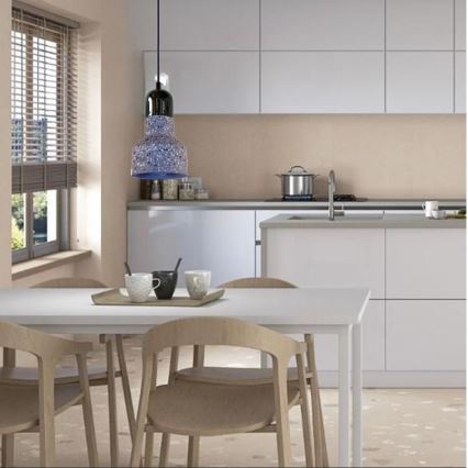 Pendel TERRAZZO 1xE27/60W/230V diameter 12 cm grå