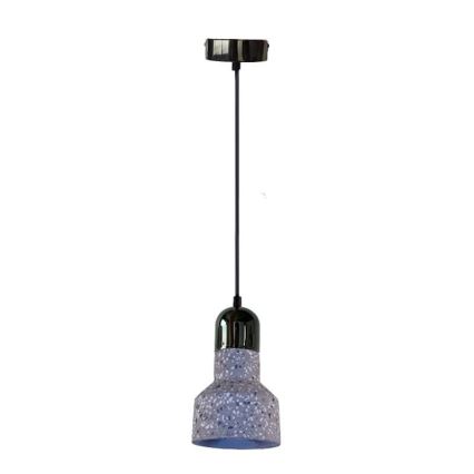 Pendel TERRAZZO 1xE27/60W/230V diameter 12 cm grå