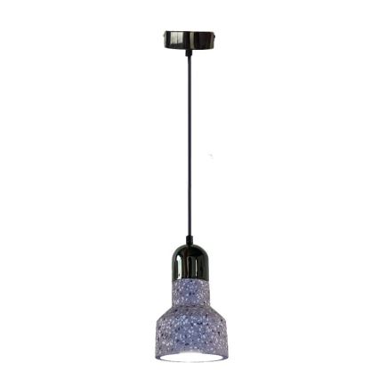 Pendel TERRAZZO 1xE27/60W/230V diameter 12 cm grå