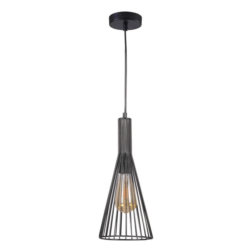 Pendel TIANA 1xE27/20W/230V diameter 15,5 cm sort