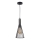Pendel TIANA 1xE27/20W/230V diameter 15,5 cm sort