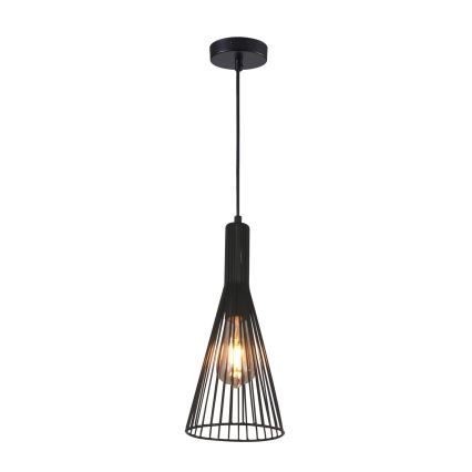 Pendel TIANA 1xE27/20W/230V diameter 15,5 cm sort
